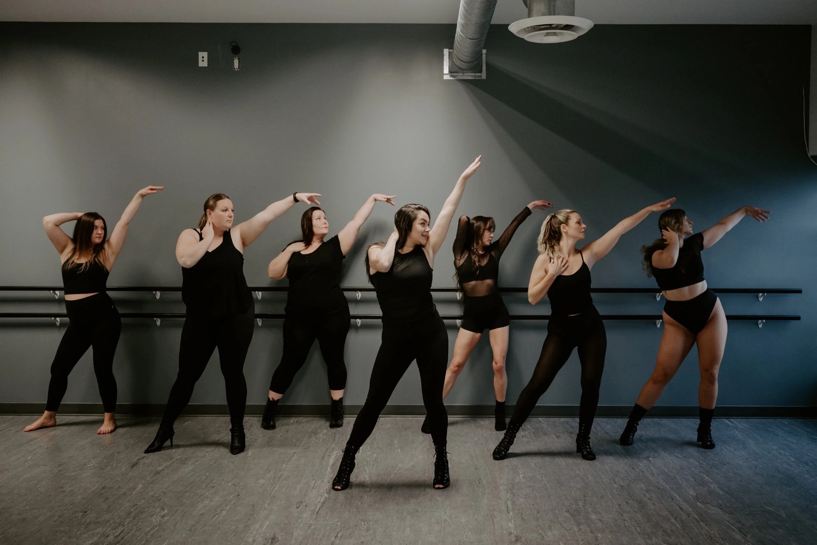 Mothers dancing together in a Like A Mother class